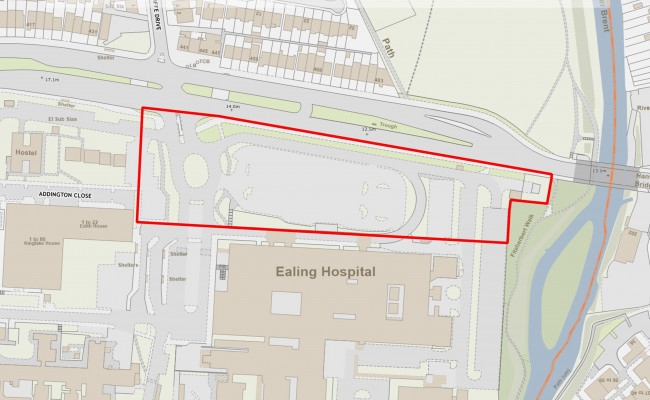 Hanwell - Ealing Hospital CP (PCT Trust) - Residential and re-provide car parking for hospital